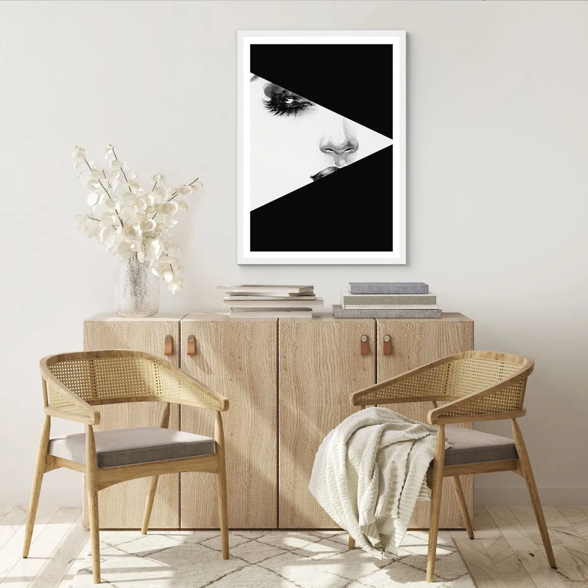 Plakat w białej ramie - Zawsze nieodkryta - 30x40 cm