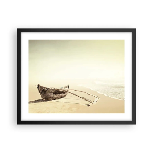 Plakat w czarnej ramie - Wspomnienie mórz południowych - 50x40 cm