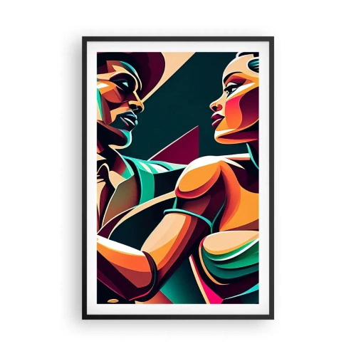 Plakat w czarnej ramie - W rytmie serca - 61x91 cm