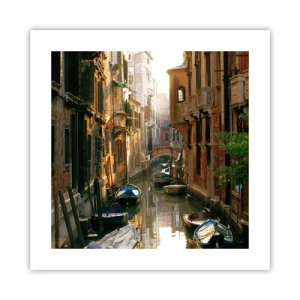 Plakat - W weneckim zaułku - 40x40 cm