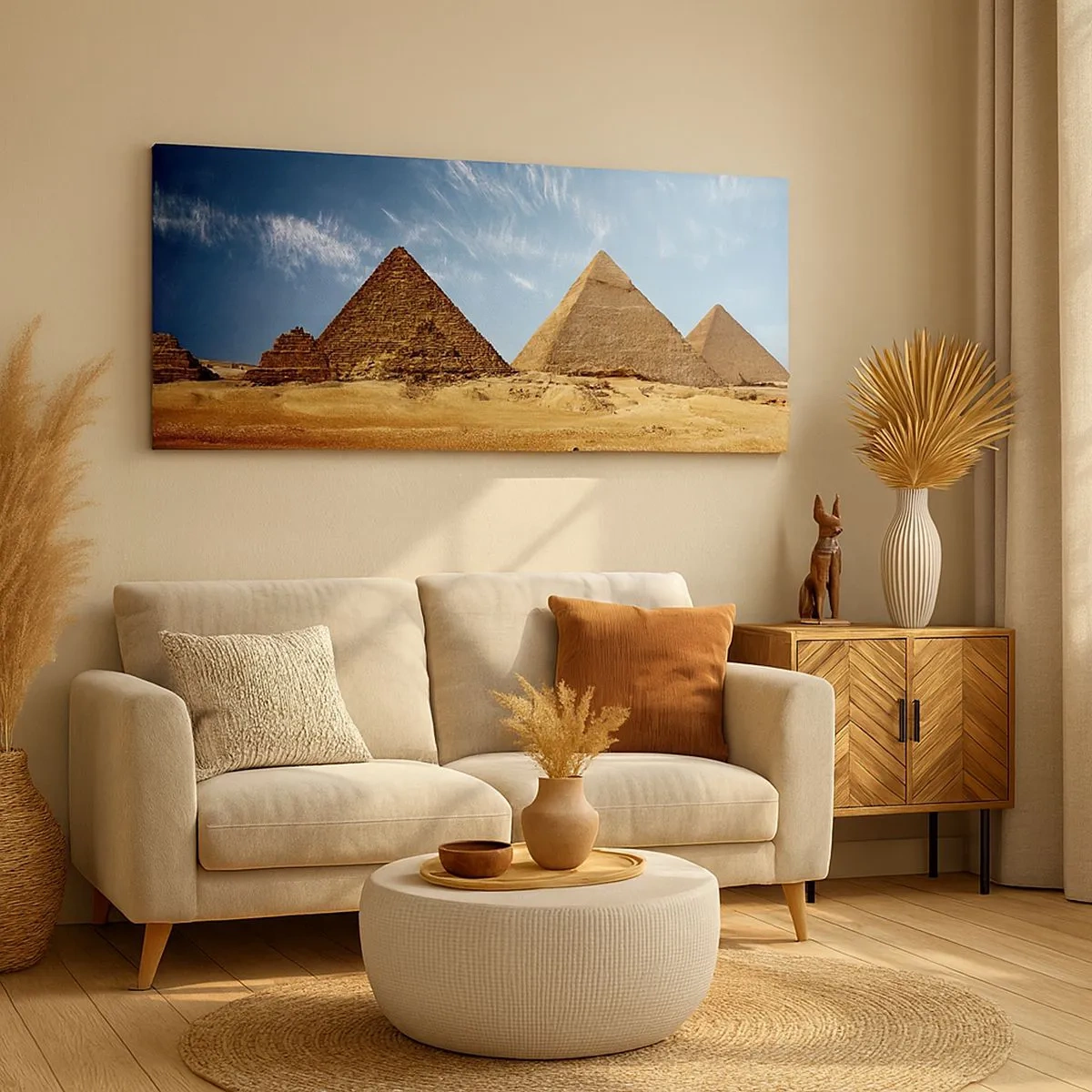 Obraz na płótnie - 40 wieków patrzy na was - 100x40 cm