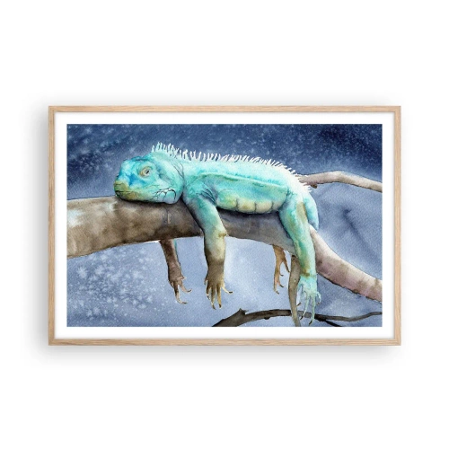 Plakat w ramie jasny dąb - Jest dobrze! - 91x61 cm