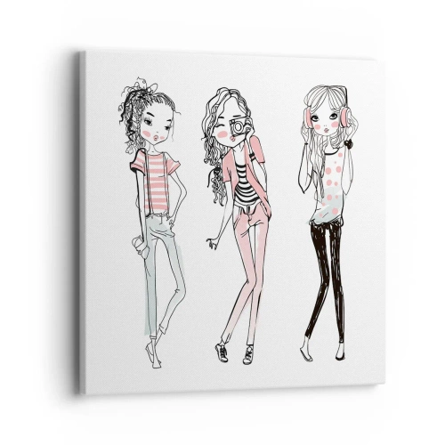 Obraz na płótnie - Będzie, będzie zabawa - 40x40 cm