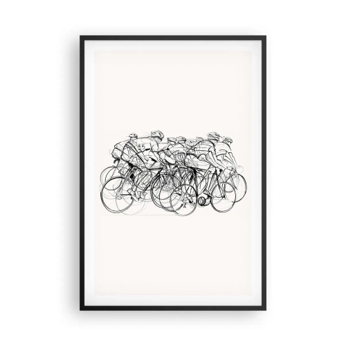 Plakat w czarnej ramie - Wespół w zespół - 61x91 cm