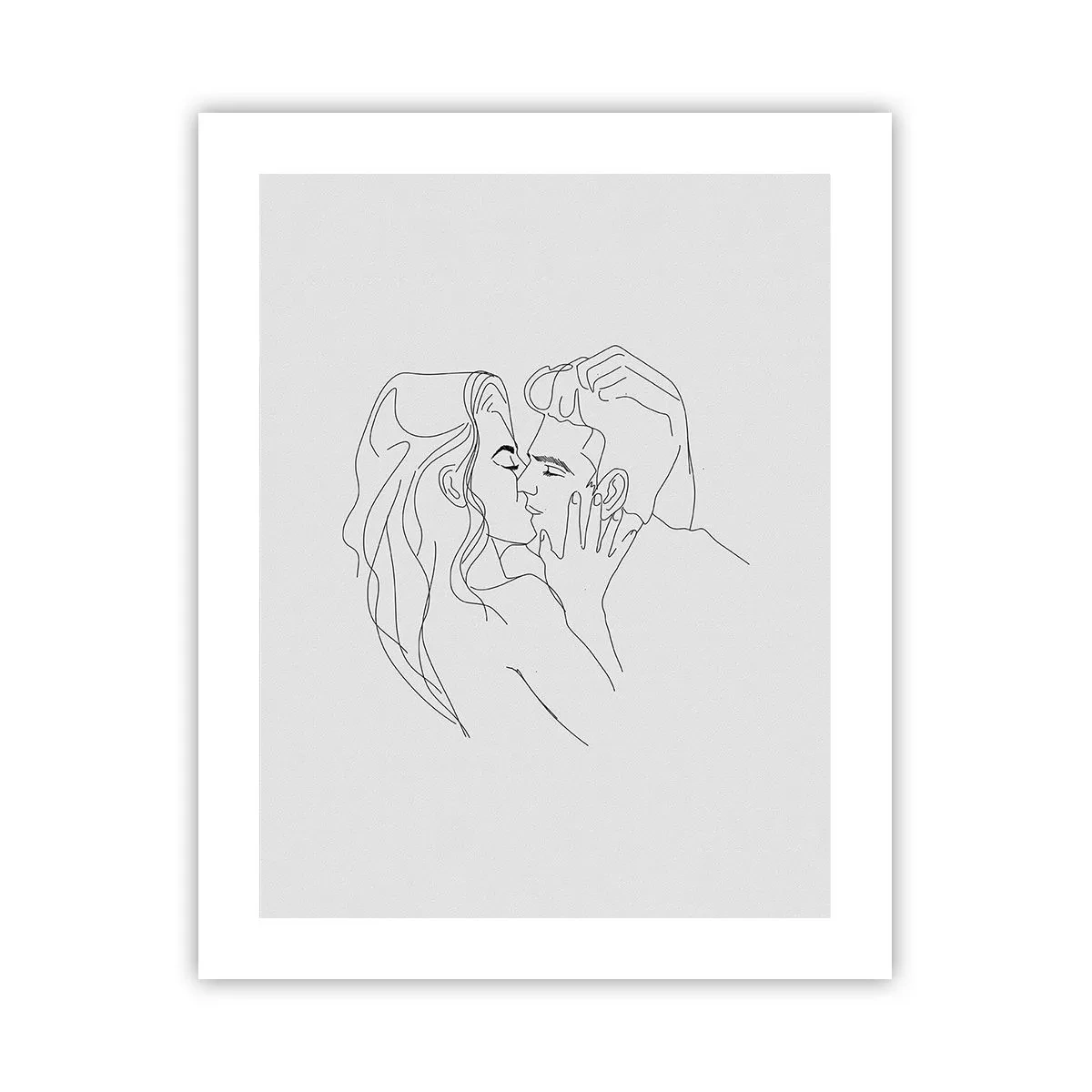 Plakat - Tą samą kreską - 40x50 cm