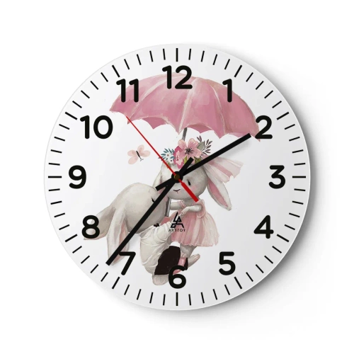 Zegar ścienny - To właśnie miłość - 40x40 cm