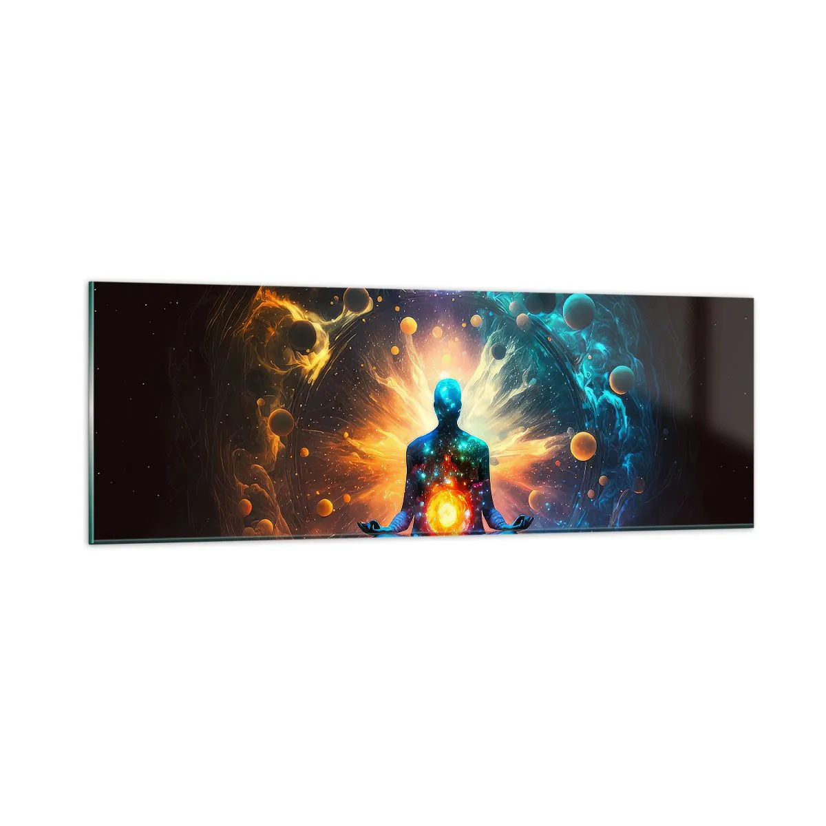 Obraz na szkle - Kosmiczny spokój - 90x30 cm