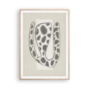 Plakat w ramie jasny dąb - Przedziwne stworzenie - 70x100 cm