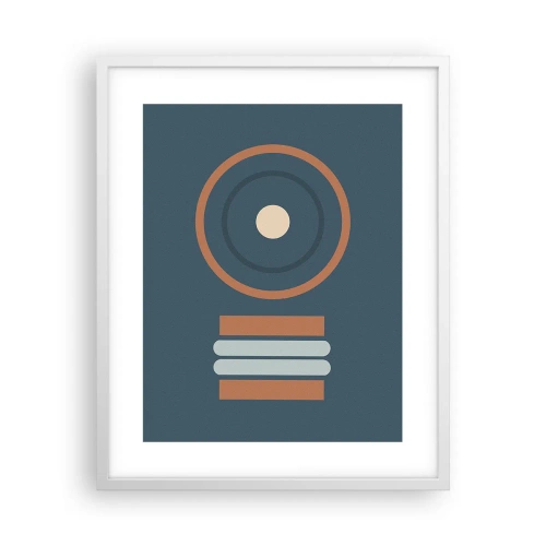 Plakat w białej ramie - Istota rzeczy - 40x50 cm