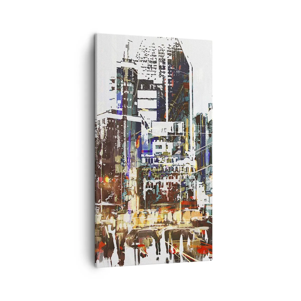 Obraz na płótnie - Miasto migotliwe - 45x80 cm