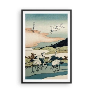 Plakat w czarnej ramie - W japońskim duchu - 61x91 cm