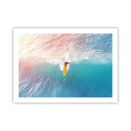 Plakat - Oceaniczny jeździec - 70x50 cm