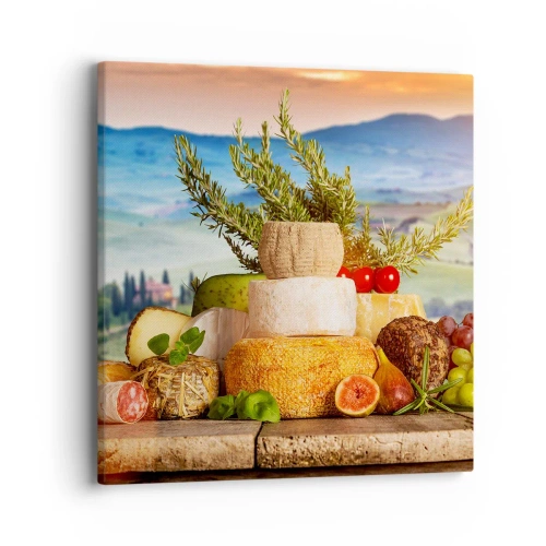 Obraz na płótnie - Włoska radość życia - 40x40 cm