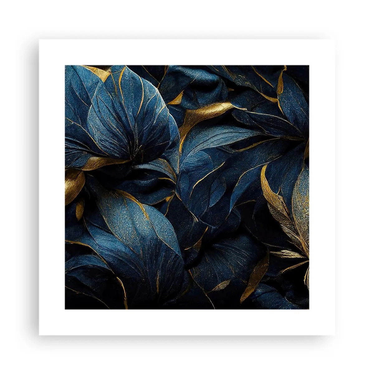 Plakat - Złotem podszyte - 40x40 cm