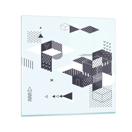 Obraz na szkle - W duszy matematyka - 50x50 cm