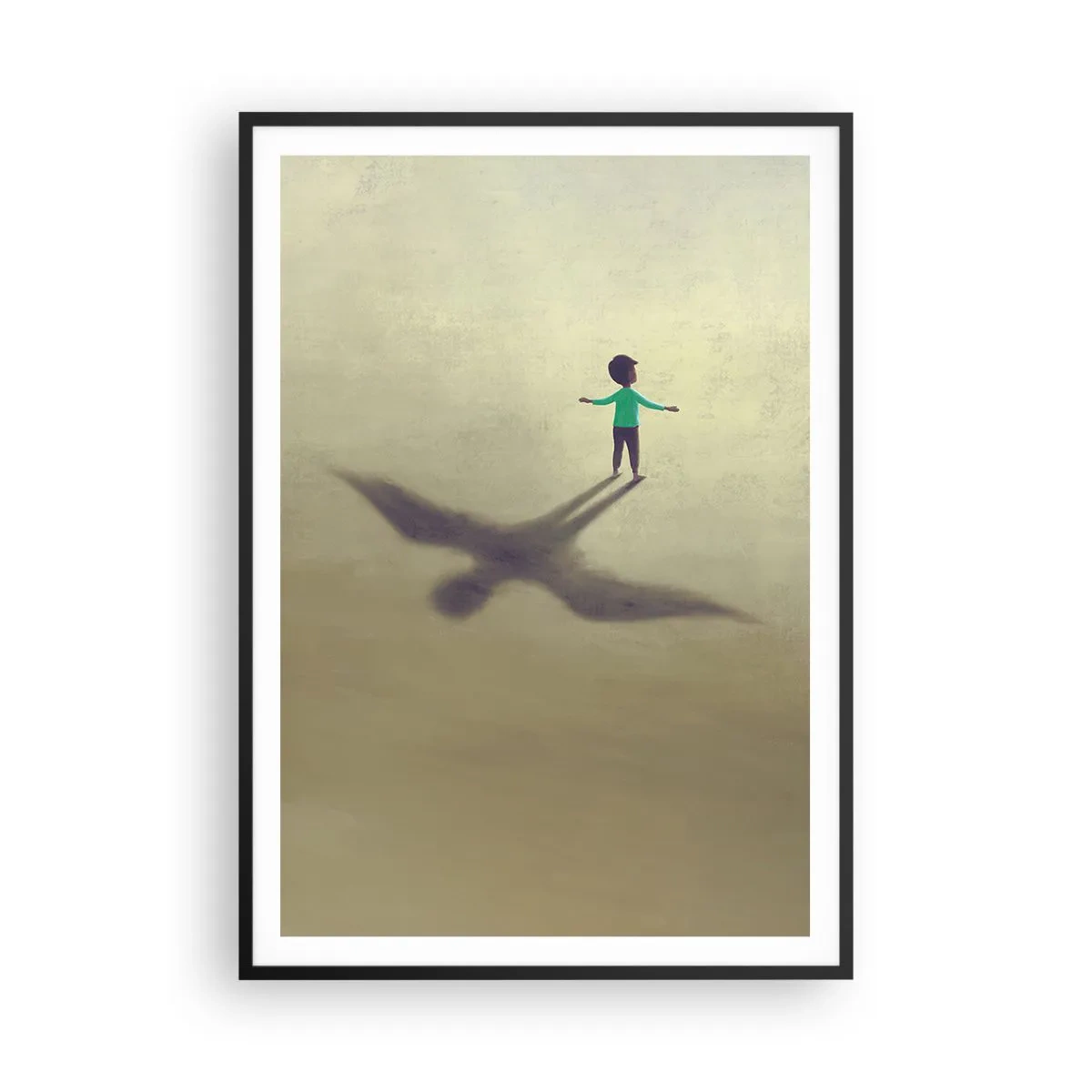 Plakat w czarnej ramie - Bohater przyszłości - 70x100 cm