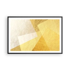 Plakat w czarnej ramie - Pogoda geometrii - 91x61 cm