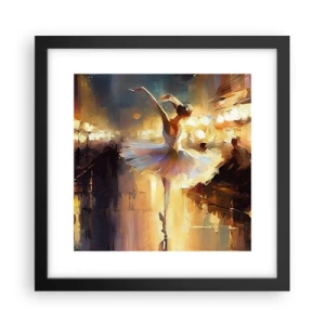 Plakat w czarnej ramie - Cud na ulicy - 30x30 cm