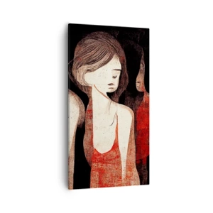 Obraz na płótnie - Madonny z ciemności - 55x100 cm