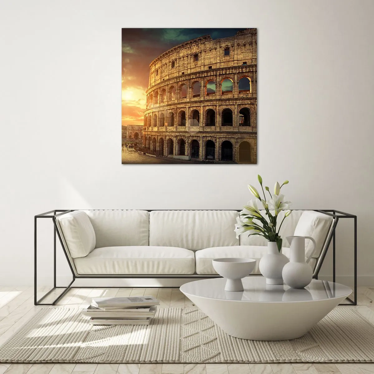 Obraz na szkle - Kolosalne wrażenie - 40x40 cm