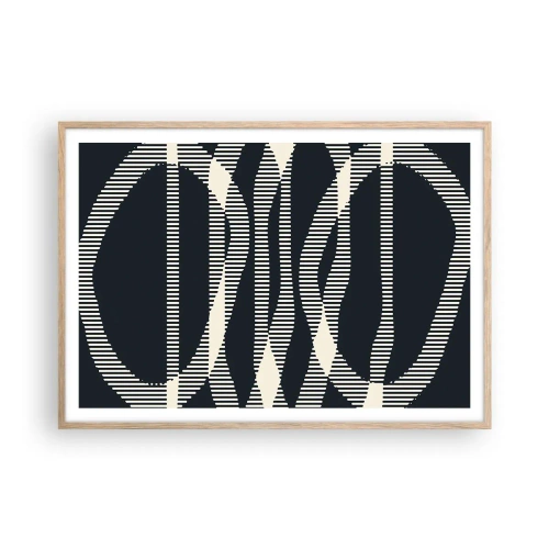 Plakat w ramie jasny dąb - Próba przełamania ciemności - 100x70 cm