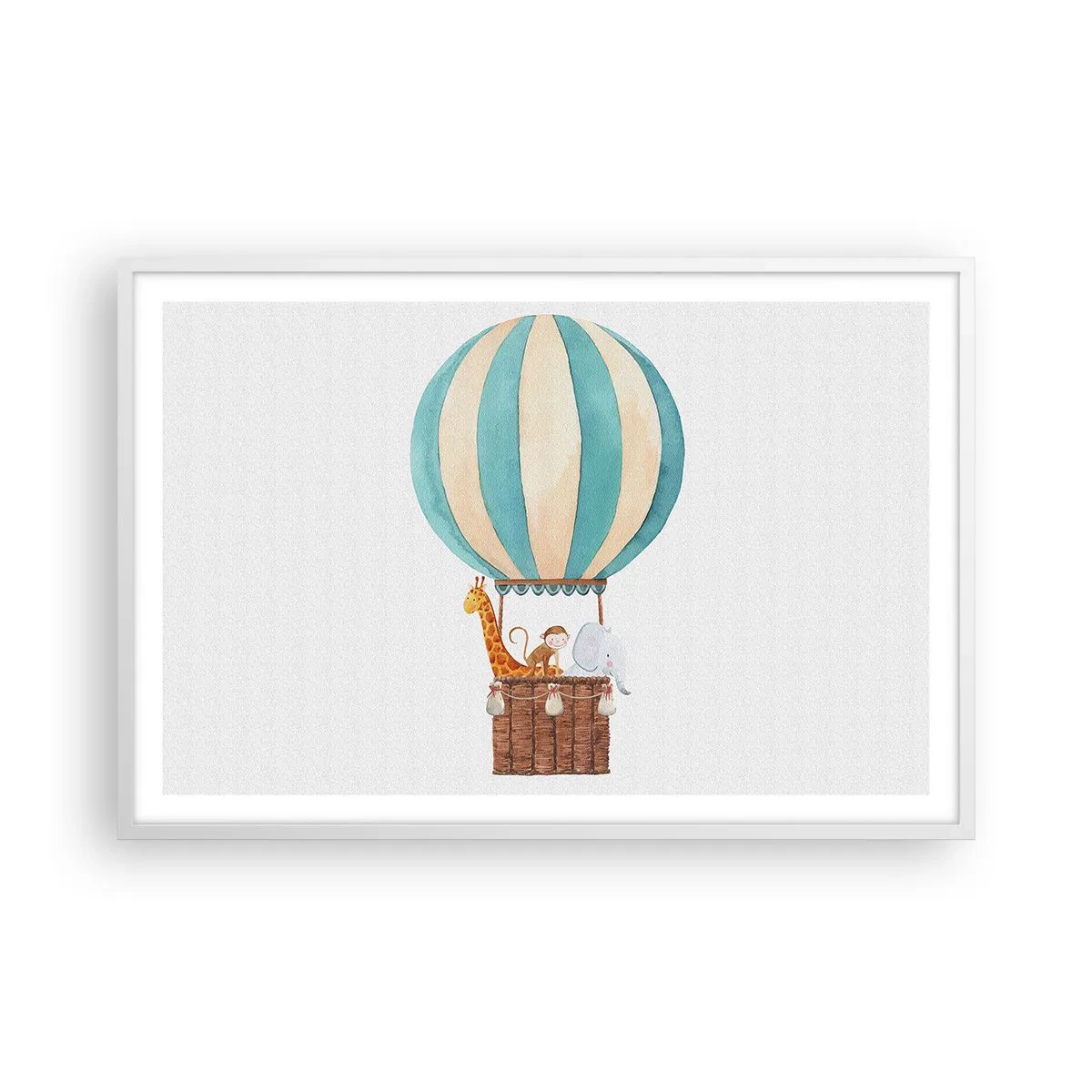 Plakat w białej ramie - Fantastyczna wycieczka - 91x61 cm
