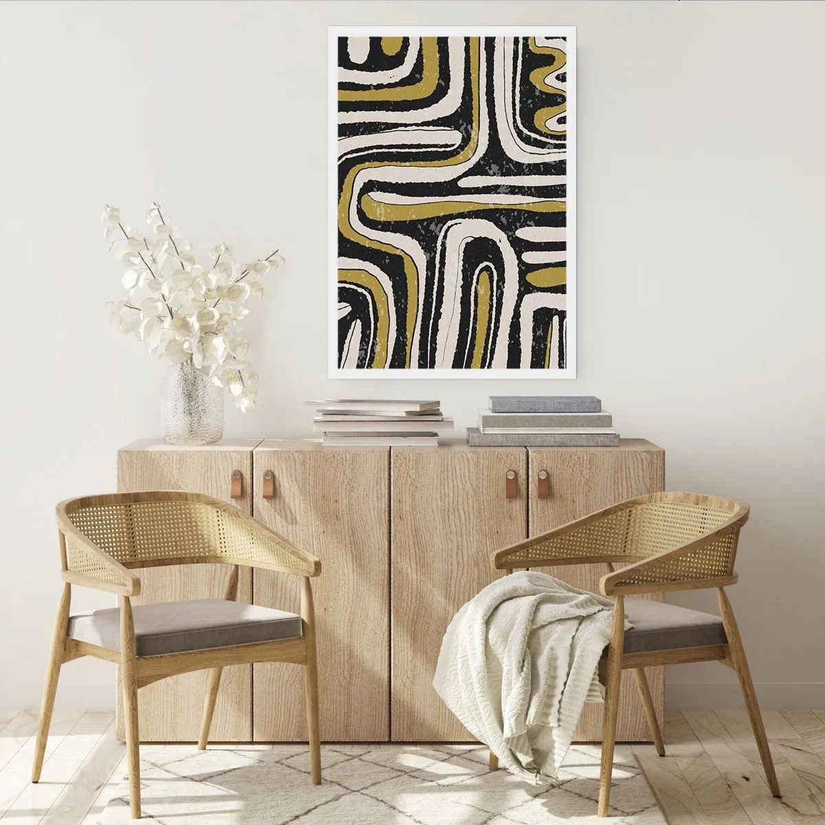 Plakat - Kompozycja: trakty i zaułki - 70x100 cm