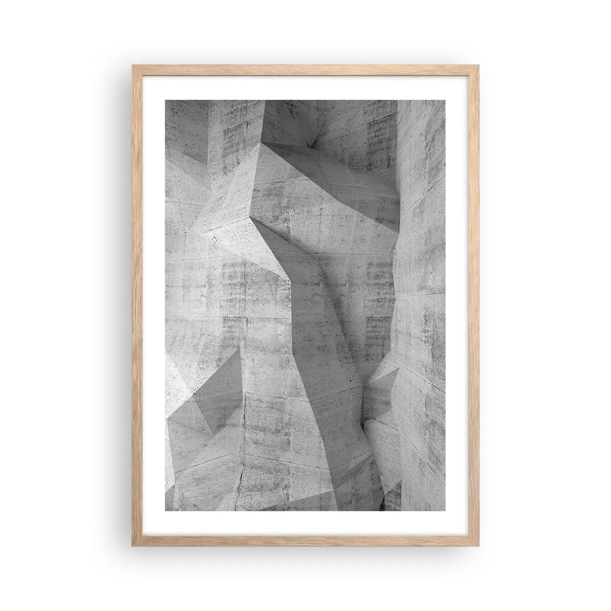 Plakat w ramie jasny dąb - Prawdziwe wyzwanie - 50x70 cm