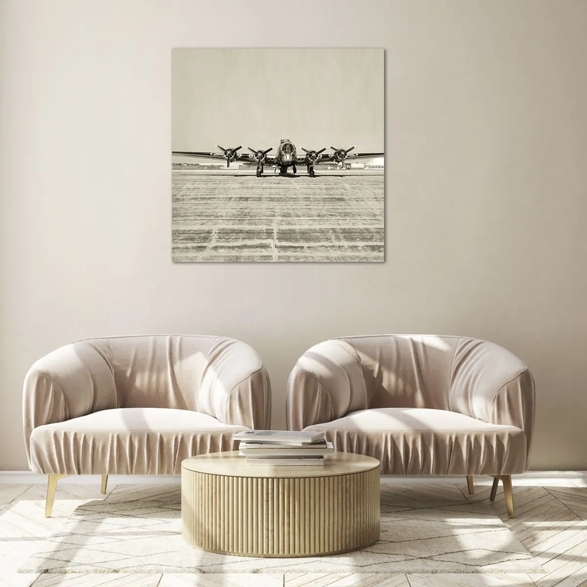 Obraz na szkle - Jak zawsze gotowy - 60x60 cm