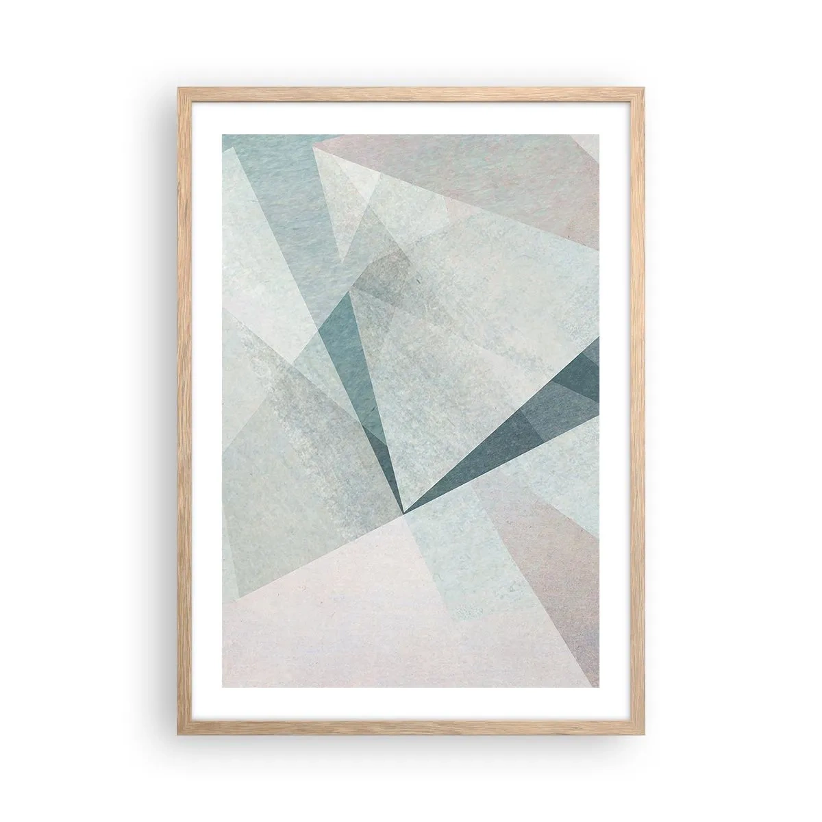 Plakat w ramie jasny dąb - Spokojnie choć dynamicznie - 50x70 cm