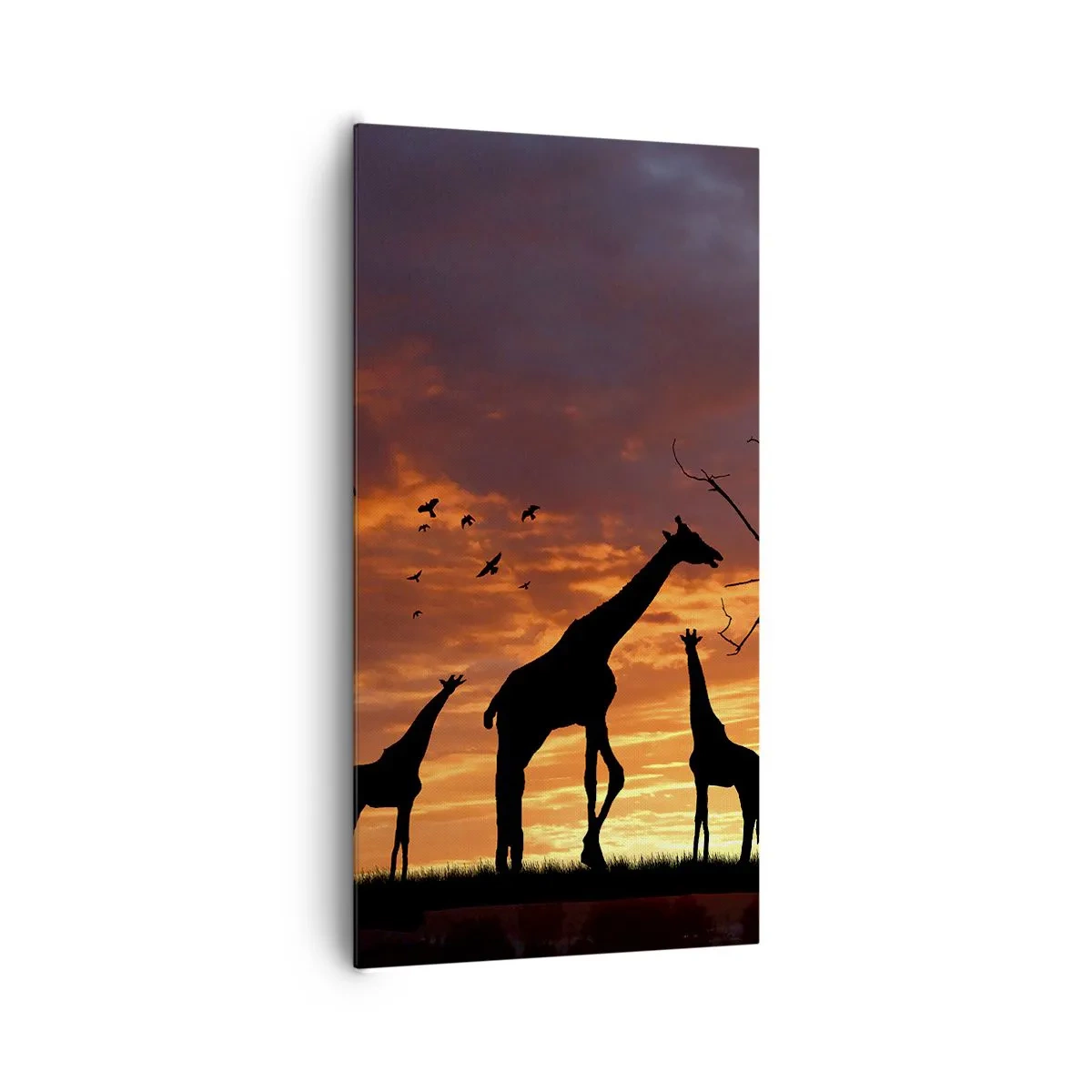 Obraz na płótnie - Mała kolacja w gronie najbliższych - 65x120 cm