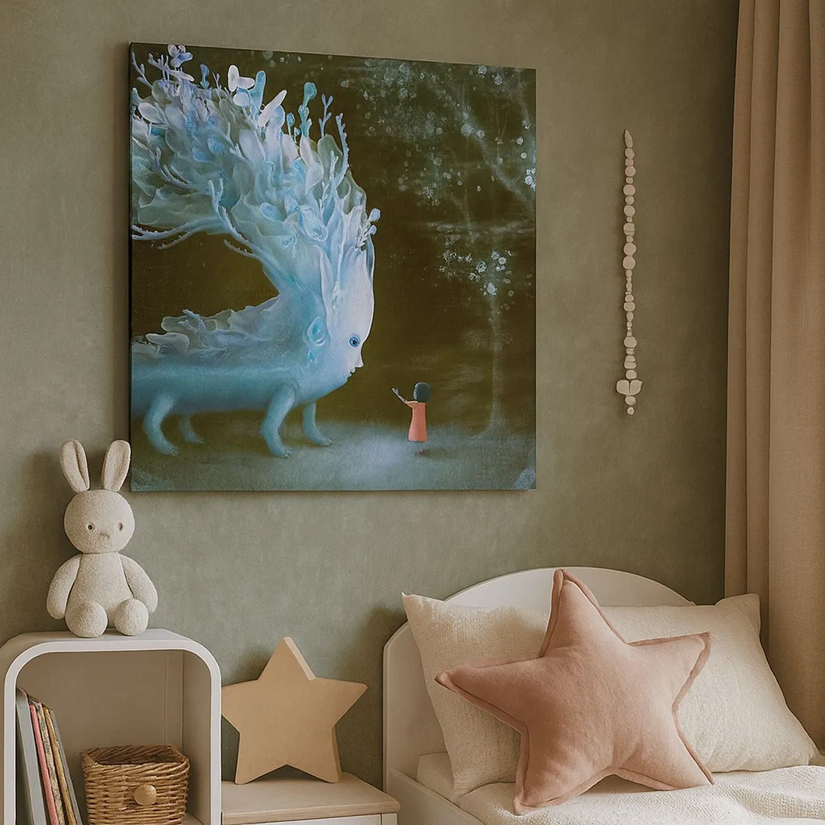 Obraz na płótnie - Fantastyczne spotkanie - 30x30 cm