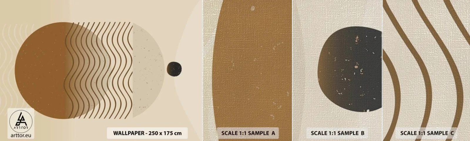 Fototapeta Próbka Premium Canvas - O pochodzeniu figur geometrycznych - Abstrakcja, Sztuka, Minimalizm - 100x30 cm