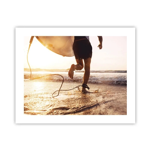 Plakat - Na spotkanie fali - 50x40 cm