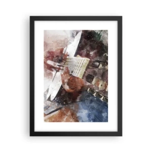Plakat w czarnej ramie - I co o tym myślisz? - 30x40 cm