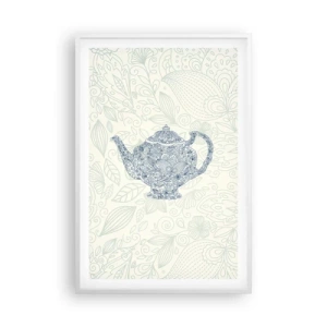 Plakat w białej ramie - Herbaty czar - 61x91 cm