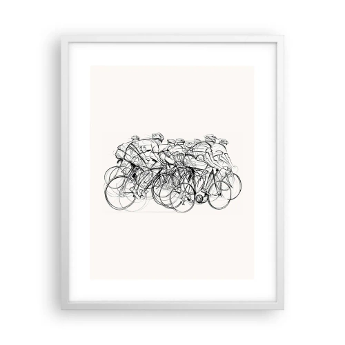 Plakat w białej ramie - Wespół w zespół - 40x50 cm