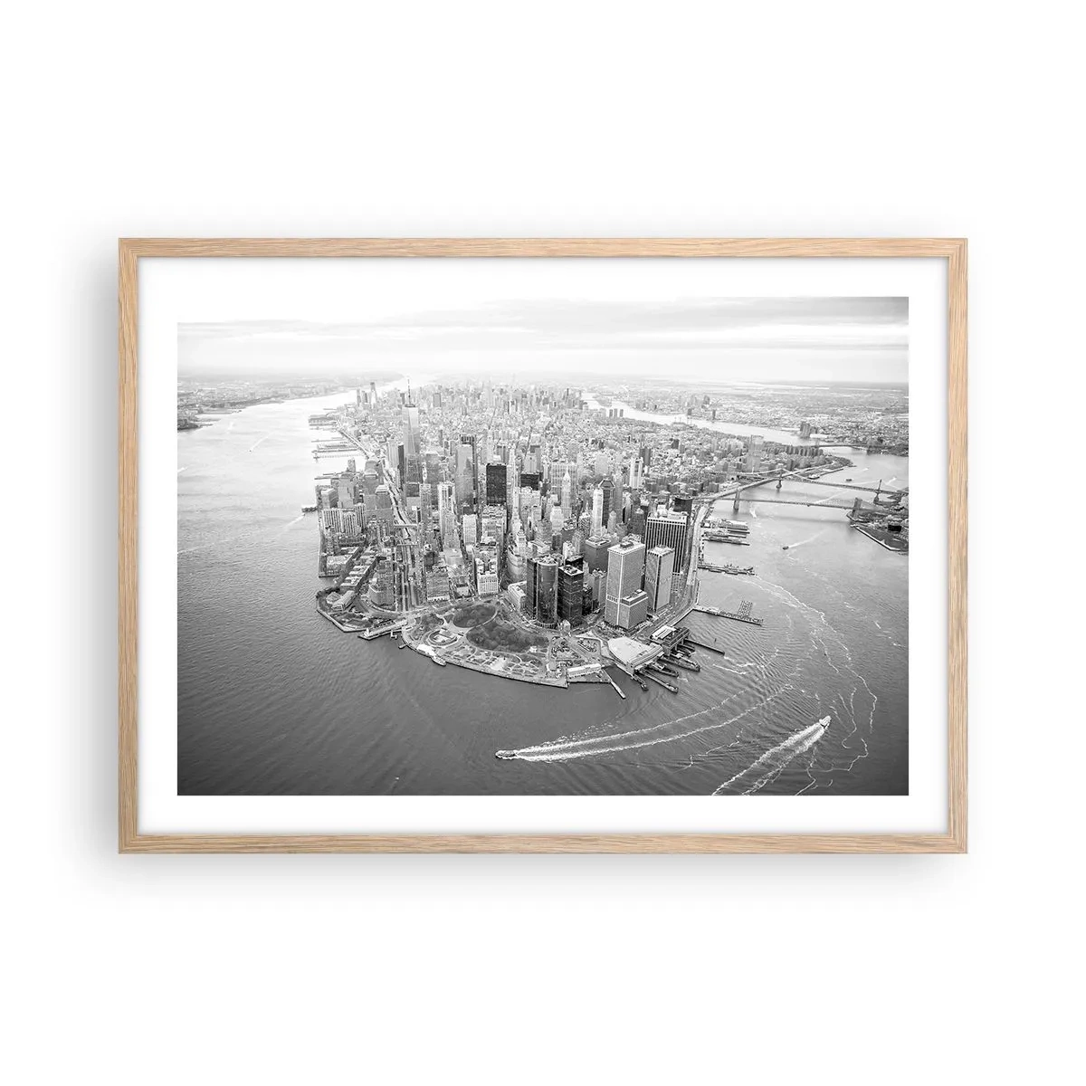 Plakat w ramie jasny dąb - Jak nie pokochać? - 70x50 cm