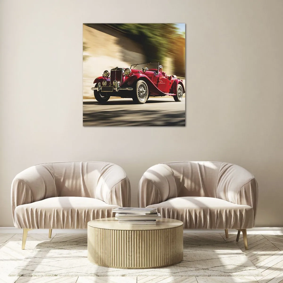 Obraz na szkle - Piękniejszy niż Nike z Samotraki - 70x70 cm