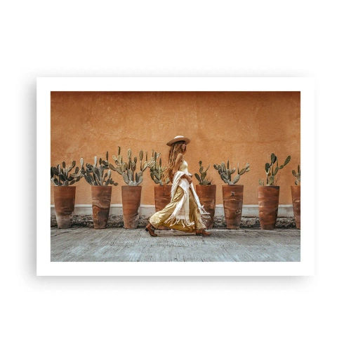 Plakat - W stylu hippie - 70x50 cm