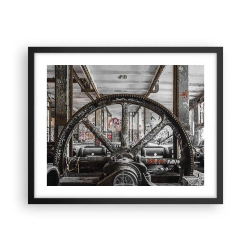 Plakat w czarnej ramie - Sekretne życie fabryki - 50x40 cm