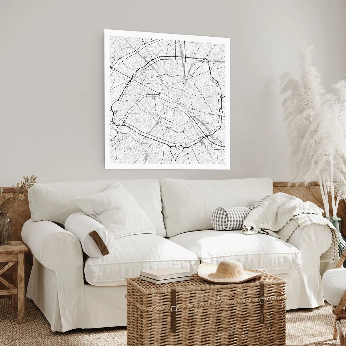 Plakat - Kwiat Paryża - 60x60 cm