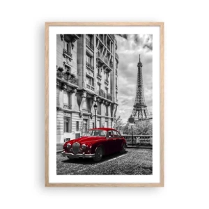 Plakat w ramie jasny dąb - Drapieżnik w mieście - 50x70 cm