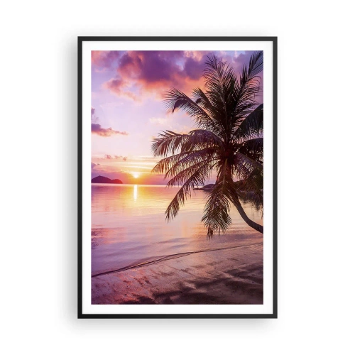 Plakat w czarnej ramie - Błogość aż po horyzont - 70x100 cm