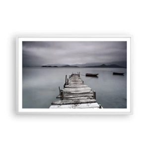 Plakat w białej ramie - Jutro możesz ruszać - 91x61 cm