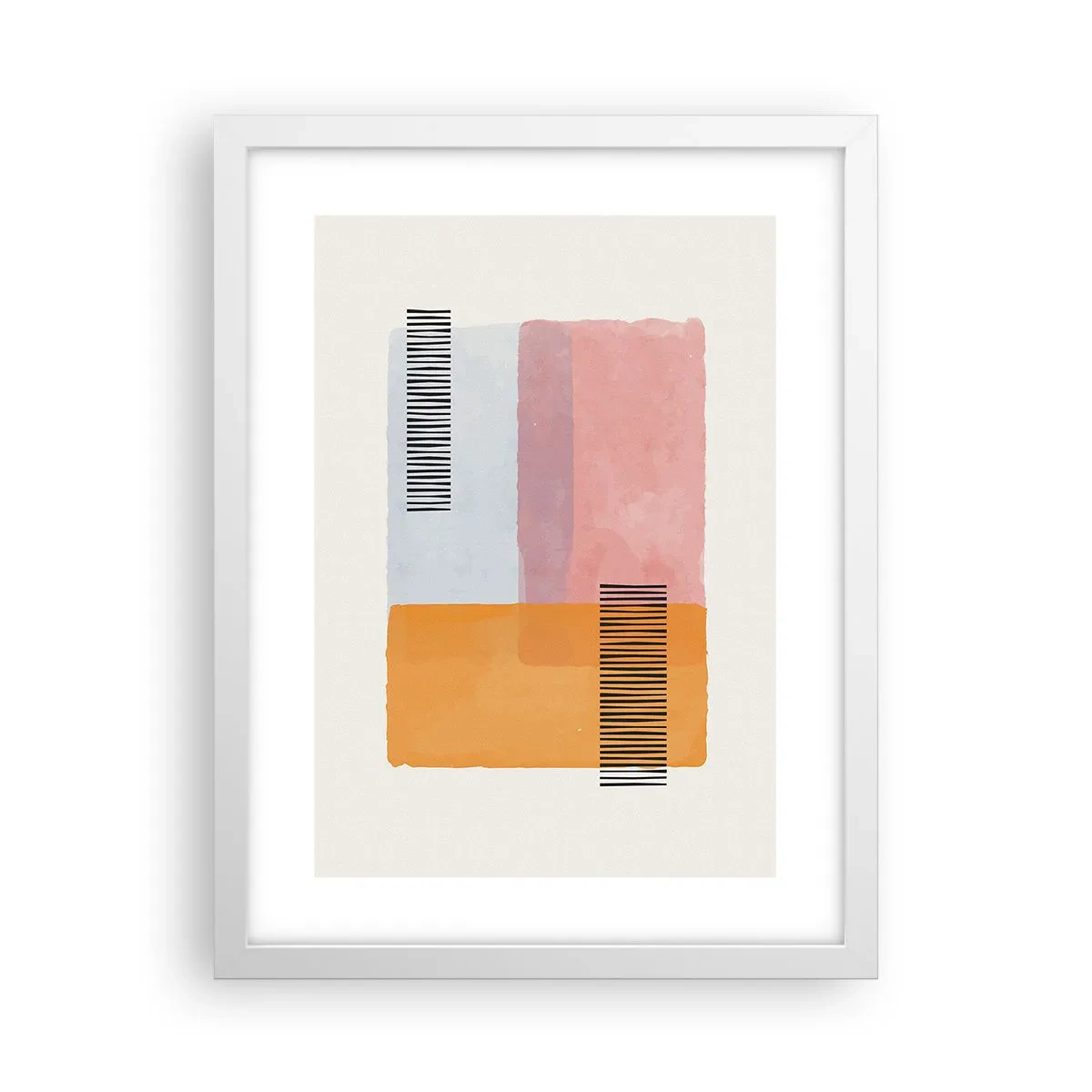 Plakat w białej ramie - Z kąta w kąt - 30x40 cm