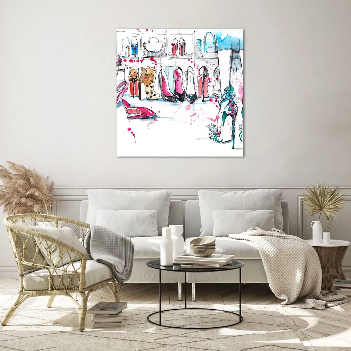 Obraz na szkle - Sezamie, otwórz się - 60x60 cm