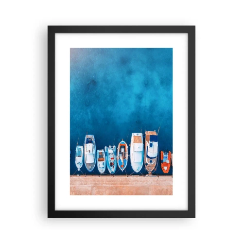 Plakat w czarnej ramie - W jednym rzędzie - 30x40 cm
