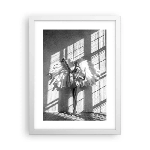 Plakat w białej ramie - Wprost z nieba - 30x40 cm