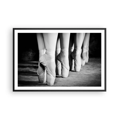 Plakat w czarnej ramie - Razem, lekko - 91x61 cm